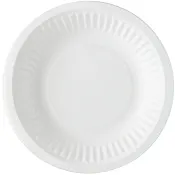 Papperstallrikar Engångs White 50st Duni.