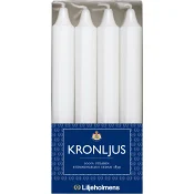Kronljus Vit 8-p Liljeholmens.