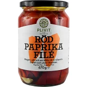 Röd Paprikafile 670g Plivit Trade.