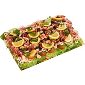 Smörgåstårta Lyx Kräftstjärtar 7kg Kallskänksgourme.