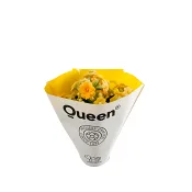 Kalanchoe mini dubbelblommande 6cm kruka Höjd 12cm gul.