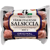 Salsicca Färskkorv Original 95% Kötthalt 300g Nonna Elide.