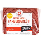 Hamburgerkött 120g Petterssons Charkuteri.