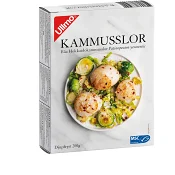 Pilgrimsmusslor 200g Fryst Ullmo.