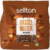 Hasselnötter 1kg Sellton.