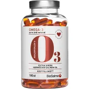 Omega 3 pure and natural laxolja 180-p BioSalma.