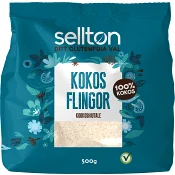 Kokosflingor 500g Sellton.