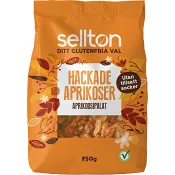 Hackade aprikoser 250g Sellton.