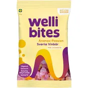 Gelégodis Ananas passion &amp; svarta vinbär Vegansk 70g Wellibites.
