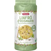 Riskakor Linfrö &amp; rosmarin Glutenfri 130g Friggs.