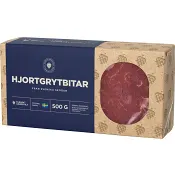 Hjortgrytbitar 500g Svenskt Gårdsvilt.