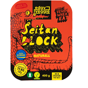 Seitan block naturell 400g Edgy Veggie.