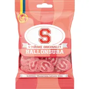 Gelegodis S-Märke Hallonsura 80g Candypeoploe.