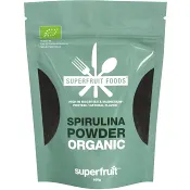 Spirulinapulver Eko 100g Superfruit Scandinavia.