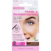 Frans &amp; Ögonbrynsfärg Mörkbrun 1-p Depend.