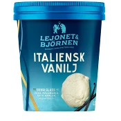 Glass Italiensk vanilj 500ml Lejonet &amp; Björnen.