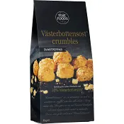 Ostkex Crumbles Med Västerbottensost® Svartpeppar 75g Engelmanns.