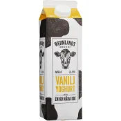 Vaniljyoghurt mild 3,3% 1000g Wermlands mejeri.