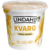Kvarg Vaniljsmak 0,2% 900g Lindahls.