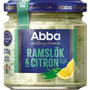 Ramslök &amp; citronsill 220g Abba.