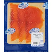 Kallrökt lax Skivad 100g Blomlöfs Rökeri.