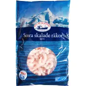 Räkor Stora Skalade 600g Polar Seafood.