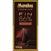 Chokladkaka Premium 86% kakao Dark 100g Marabou.