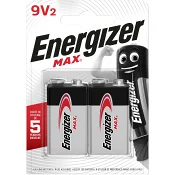 Batteri 9V 2-p Energizer Max.