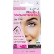 Frans &amp; Ögonbrynsfärg svart 1-p Depend.