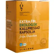 Kallpressad Rapsolja KRAV Bag-in-box 3l Gunnarshögs Gård.