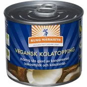 Kolatopping Vegansk 200ml Kung Markatta.