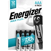Batteri AAA 4-p Energizer Max Plus.