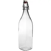 Flaska med kork 1l Bormioli.