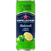 Läsk Limone Menta 33cl San Pellegrino.