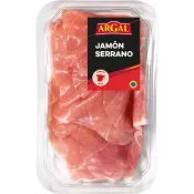 Jamón Serrano skivad 80g Argal.