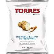 Chips Medelhavssalt ca 150g Torres.
