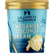 Glass Vegansk Coconut Dream 500ml Lejonet och Björnen.