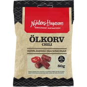 Ölkorv Chili 80g Nyhléns Hugosons.