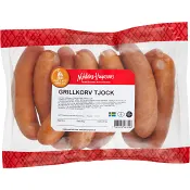 Grillkorv Tjock 900g Nyhléns Hugosons.