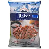 Räkor med Skal Frysta 1kg Polar Seafood.