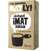 Havregrädde iMat 13% 250ml KRAV Oatly.