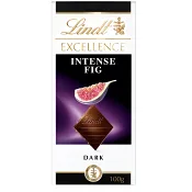 Chokladkaka EXCELLENCE Fikon Mörk Choklad 100g Lindt.