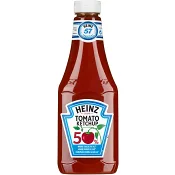Ketchup 50% mindre socker och salt 960g Heinz.