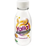 Drickyoghurt Yalla Passionsfrukt Laktosfri 0,5% 350ml Yoggi®.