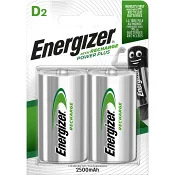 Batteri D Laddbart 2-p Energizer Power Plus.