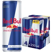 Energidryck 25cl 4-p Red Bull.