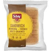 Sandwich Frömix Chia Glutenfri 400g Schär.