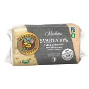 Munkens Svarta 10% ost ca 500g Wästgöta Kloster.