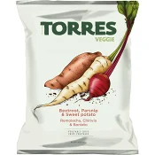 Chips Av Rotfrukter ca 90g Torres.