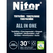 Textilfärg All in one Marinblå Nitor.